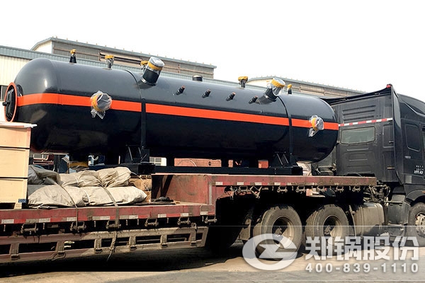 郑锅出口韩国和哥伦比亚生物质锅炉装车发运